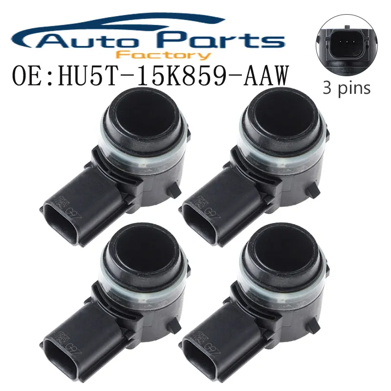 

4PCS 3 Color New PDC Parking Sensor For Ford Fiesta MK8 Focus MK8 Ecosport Transit 2018-2021 HU5T-15K859-AAW HU5T15K859AAW