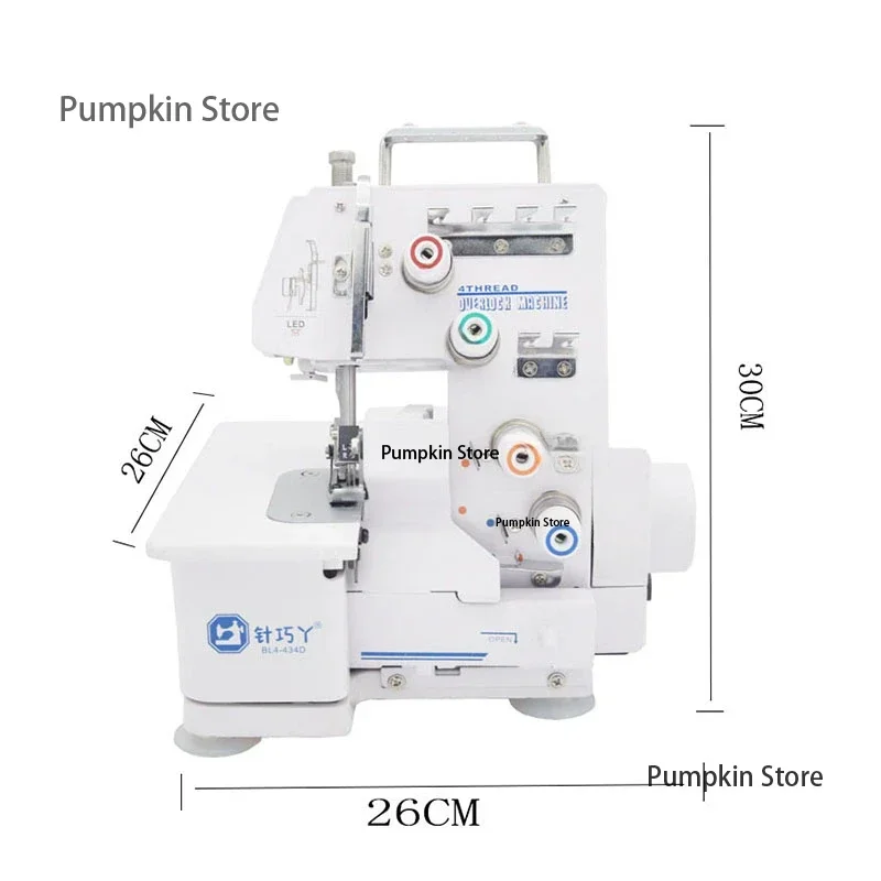 Macchina da cucire tagliacuci a quattro fili per uso domestico macchina da cucire elettrica a punto annodato macchina da cucire multifunzionale a 4
