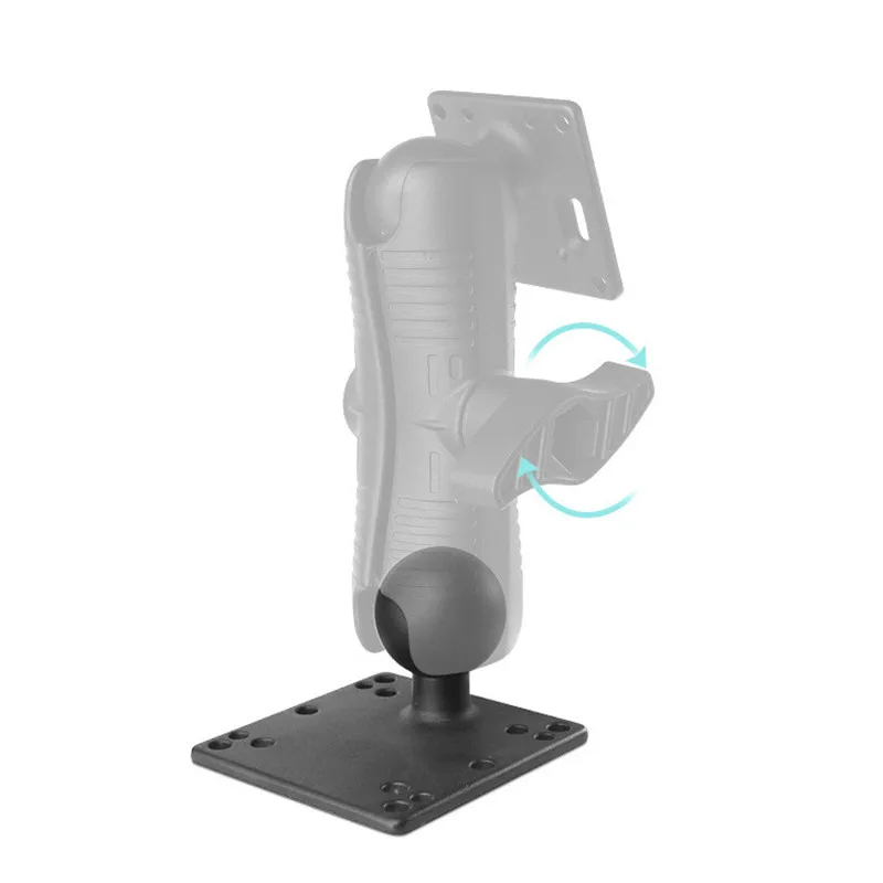 2,25-дюймовая шаровая головка 100X100 мм, алюминиевая пластина VESA для морских, телевизоров, кондиционеров, GPS-держателей, настенного крепления или подставки