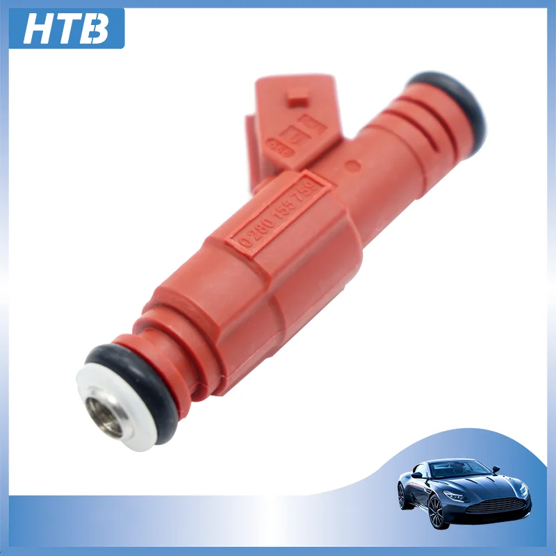 6x Fuel Injector 0280155759 9454556 For Volvo Dodge Audi V-W G40 G60 1.8T Turbo 2.3L 0 280 155 759 1275395