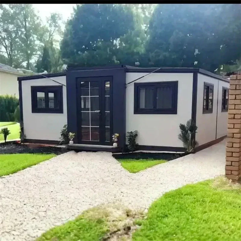 Factory Price Expandable Container House Warehouse barn 2 3 4 Bedrooms Prefab Tiny Homes Garden Rooms Prefabricated Folding Room