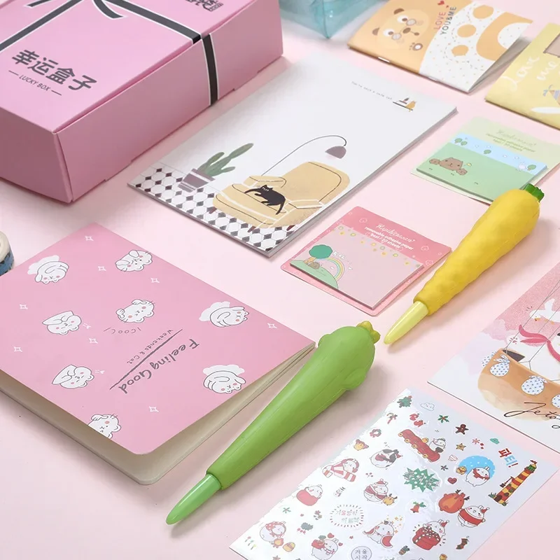 2024 Kawaii Stationery Writing Tools Handbook Notepad Sticker for Office Accessories Students Painting School Supplies Gift