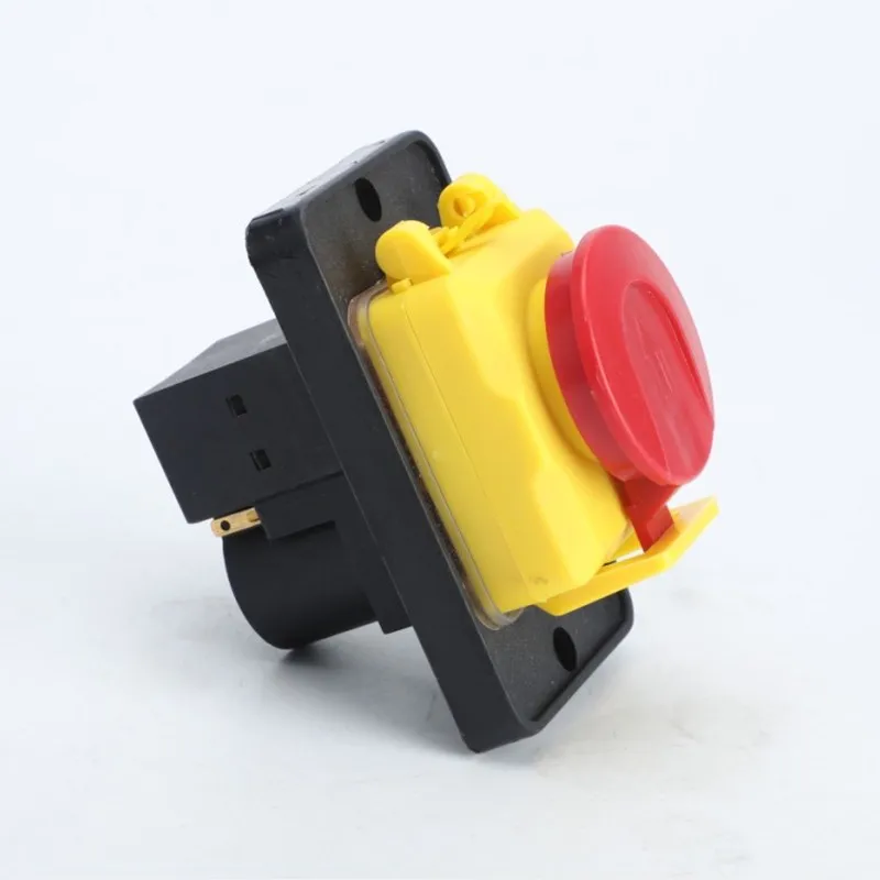 1PC CK31 7 pins 400VAC 3 phase magnetic self-locking switch, 3 phase start button, cutting machine switch