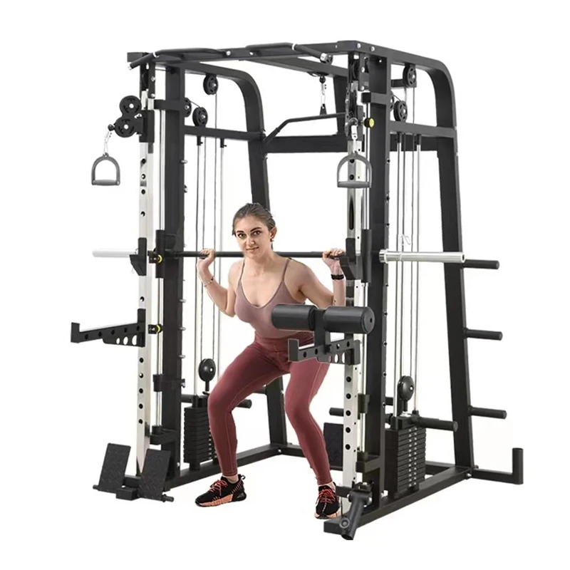 Exercise Sports Fitness Equipment Integrated Training Machine Multifunctional Bench Press Squat Stand Physical
