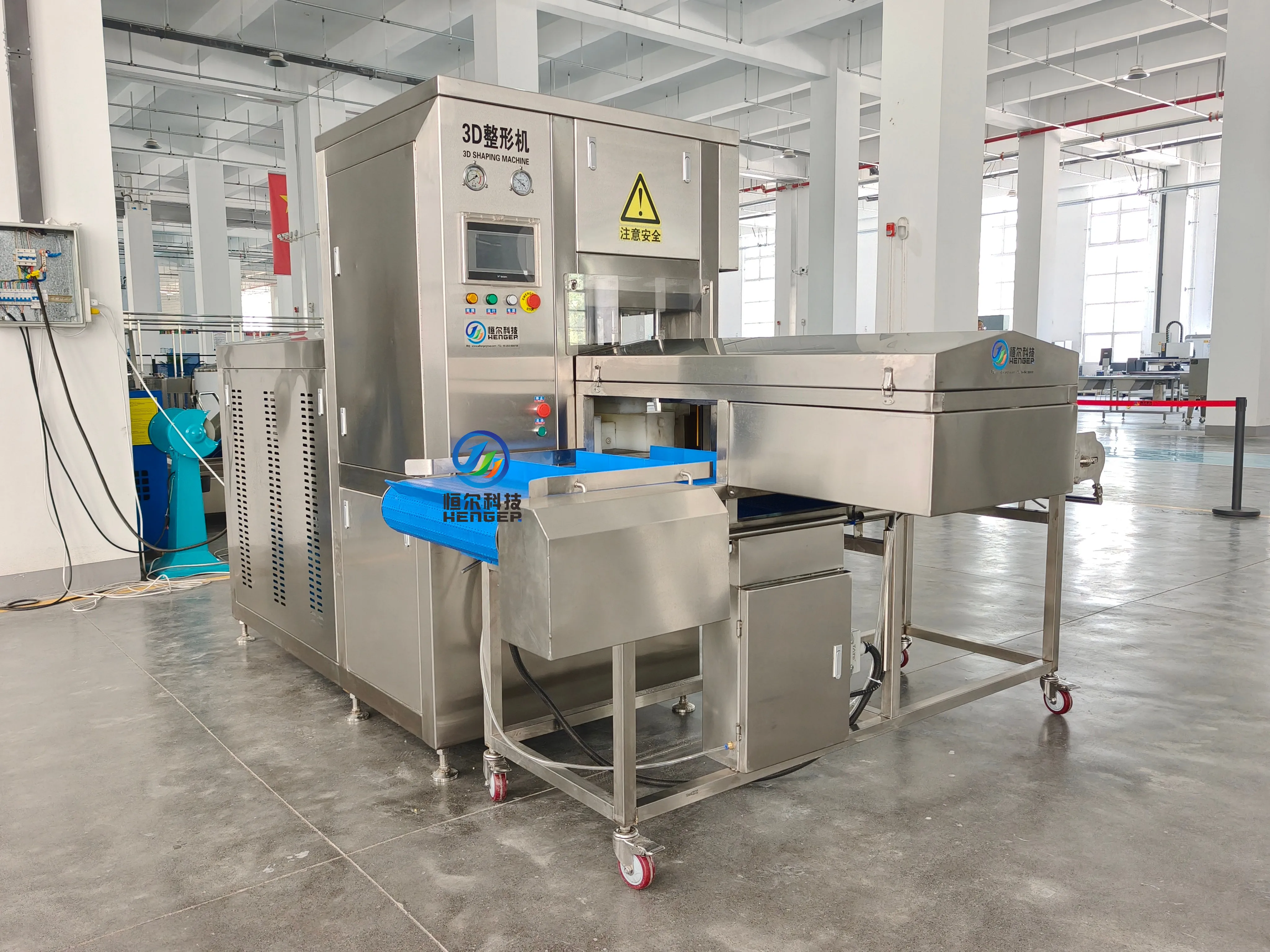 11 Industrial 3D Meat Press Machine Automatic Meat Forming Shaping Machine For Frozen Chilled Meat Processing Line