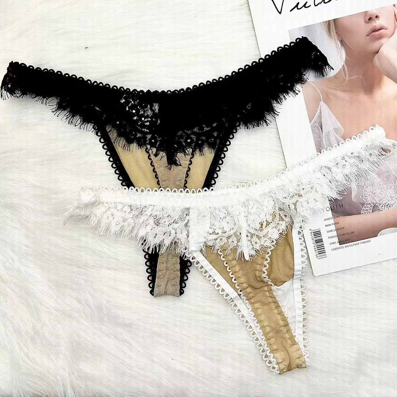 

Custom Name Thong Women Customize string Underwear Personalised Thong Waist Jewelry Women Sexy Lace G-String Panty Lover Gift