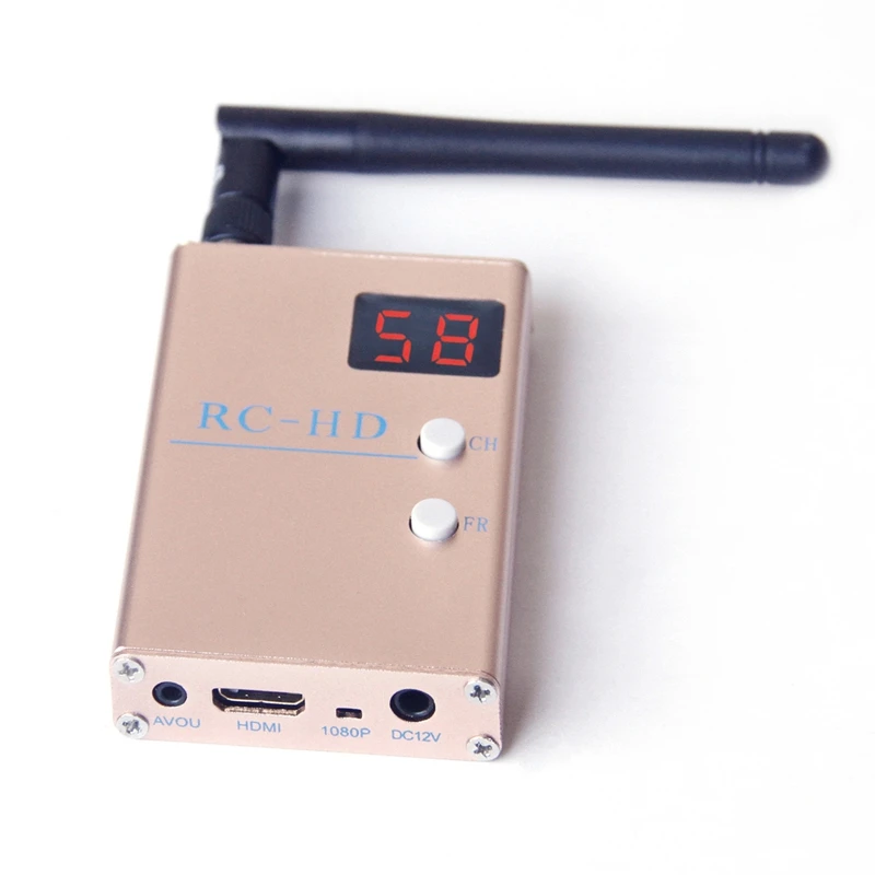 Hot FPV 5.8G 5.8Ghz RC832HD RC-HD Receiver -Compatible With A/V And Power Cables For Quadcopter F450 S550