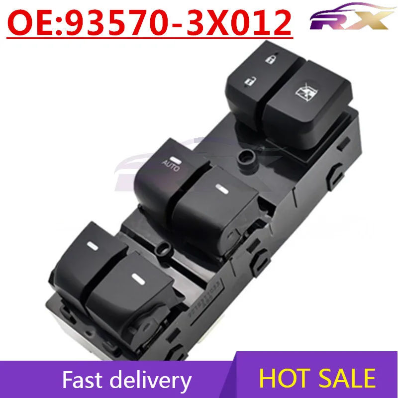 

OEM:93570-3X012 Suitable For 2012-2016 Hyundai Elantra Glass Lifter Switch Powered Windows Button Switch