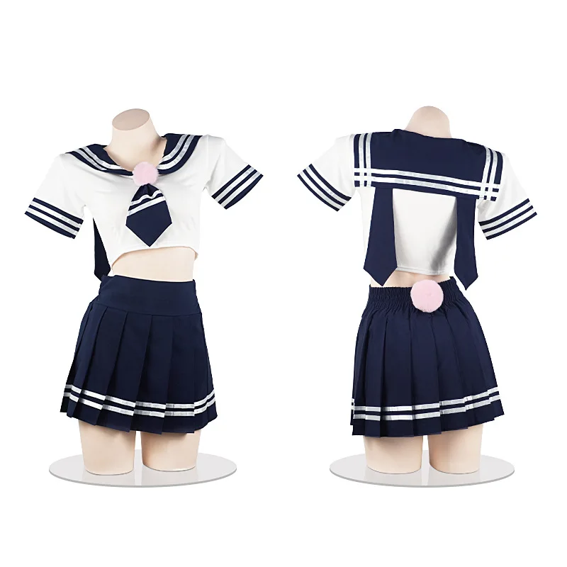 بحار فتاة تأثيري أنيمي ازياء طالب المدرسة JK موحدة ضيقة قصيرة اليابانية Kawaii عيد الميلاد المرأة مثير الملابس الداخلية