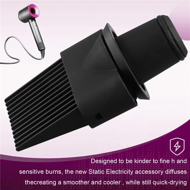 

A13I-для Dyson, аксессуар для расчески с широкими зубьями, подходит для сверхзвукового фена Dyson, свободная насадка HD16