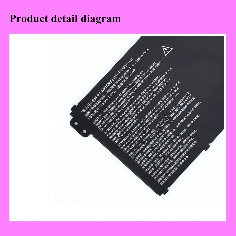 새로운 AP16M5J 노트북 배터리 Acer Aspire ES1-523 A114-31 5 A515-51 3 A314-31 A315-51 3 A315-21 7.4V 37Wh