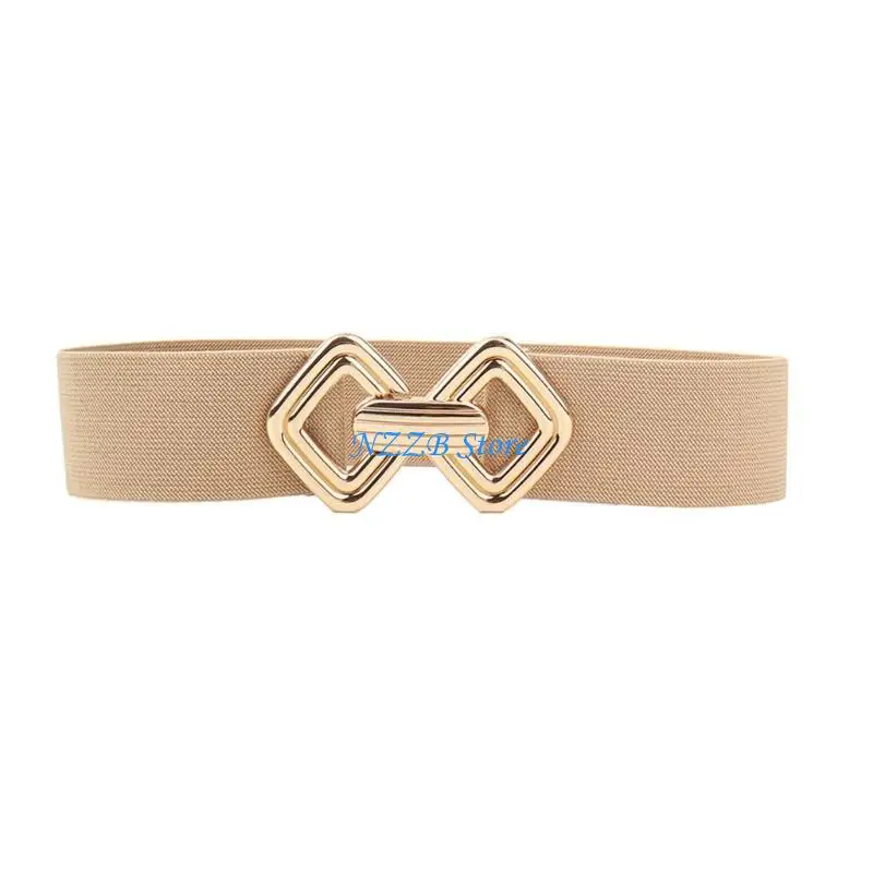 

T21F Waist Cincher Chain Dancers Costume Belt for Wrap Dress Elastic Chain Belt for Suit Skirt Jeans Body Jewelry