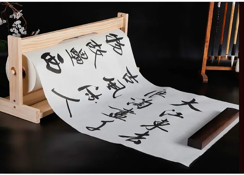 1 Rolle 50 m 100 m Xuan-Papier Chinesische Kalligraphie Malerei Roher Halbreis Handschrift Material Pinsel Freihand Malerei Produkte – Detail 14