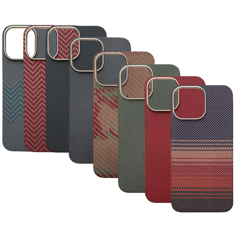 

Real Aramid carbon fiber Phone case for iPhone 16 Pro Max Ultra-thin drop-resistant Carbon Fiber For iPhone 16 Pro cover Capa