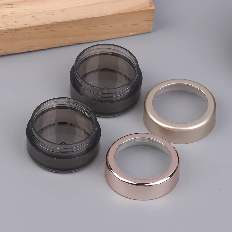 Bouteille transparente en plastique à paillettes, boîte de poudre d'ombre à paupières, Gel pour ongles, paillettes, étui séparé, emballage, organisateur de manucure, cosmétique, 5g