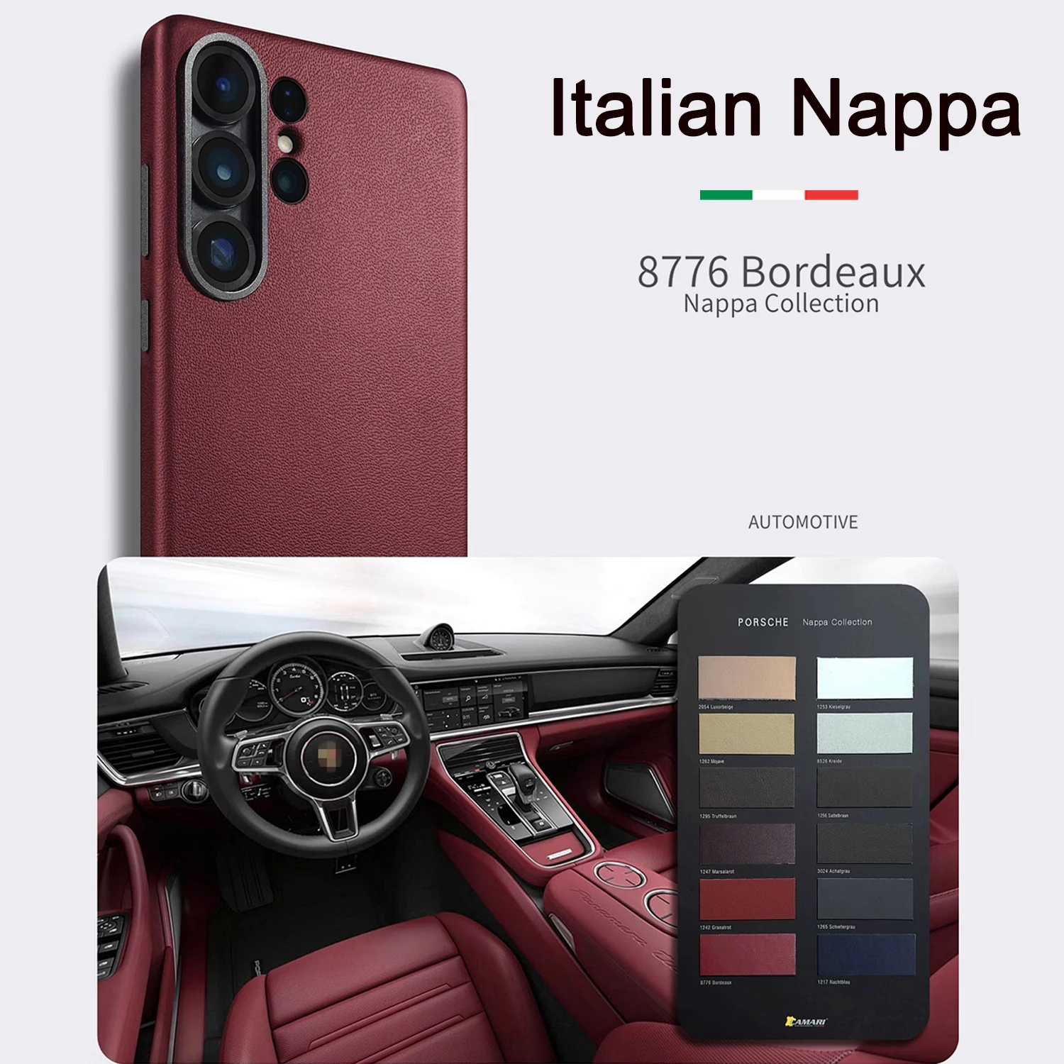 

Магнитный чехол из натуральной кожи Nappa для Samsung S25 Ultra Plus + роскошная задняя крышка для телефона Magsafe Galaxy S25 Ultra S25 Plus