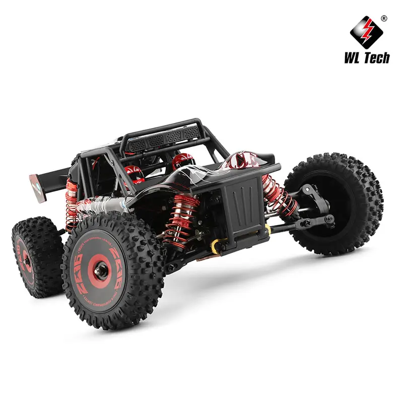 WLtoys 124016 V8 V2 1:12 4WD RC Samochód wyścigowy Szybki bezszczotkowy silnik terenowy Jednoręczny pilot zdalnego sterowania Drift Wspinaczka