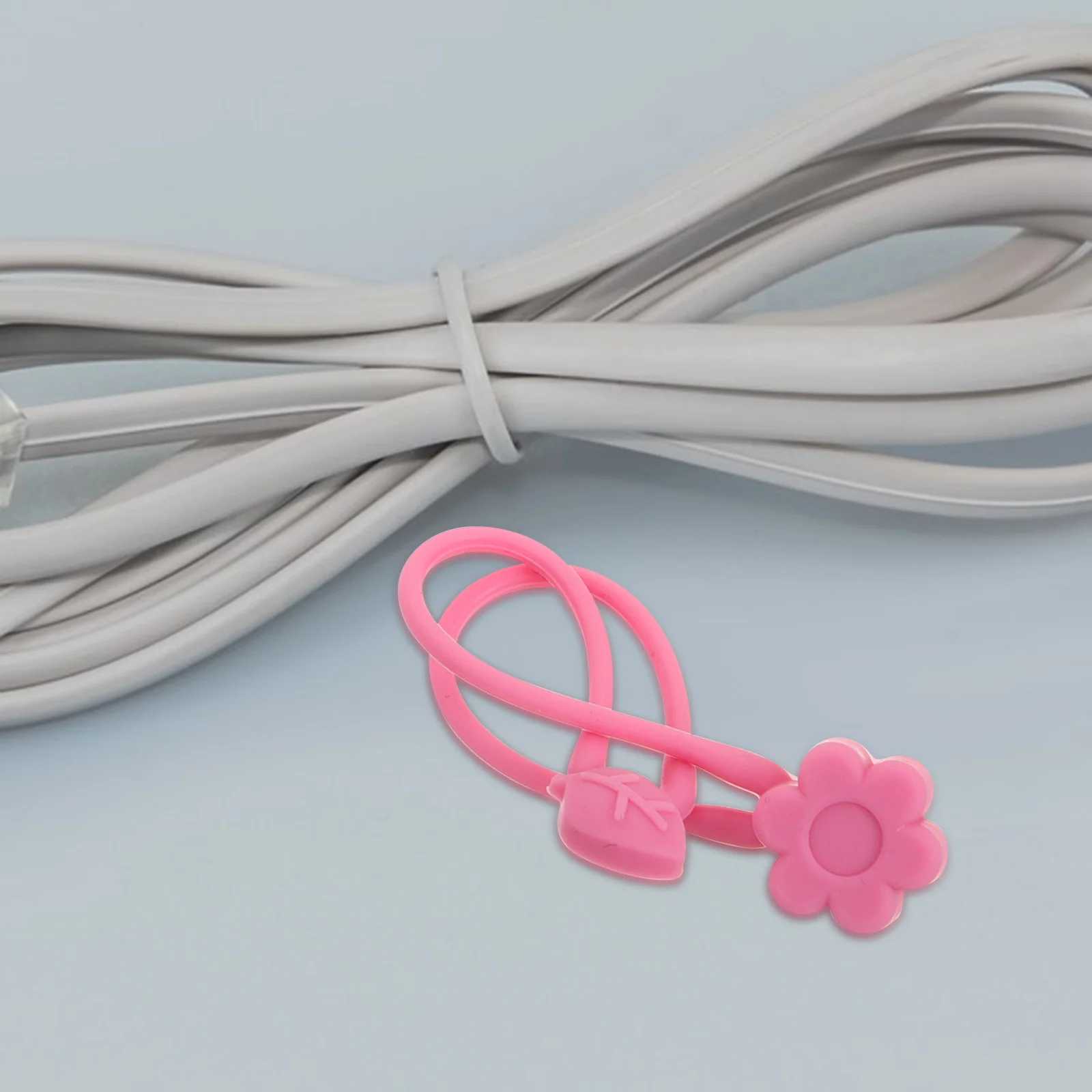 

5Pcs Silicone Bands Elastic Stretchy Flexible Bands for Bento Box Book Cable Fixing Multipurpose Kitchen Silicone Straps