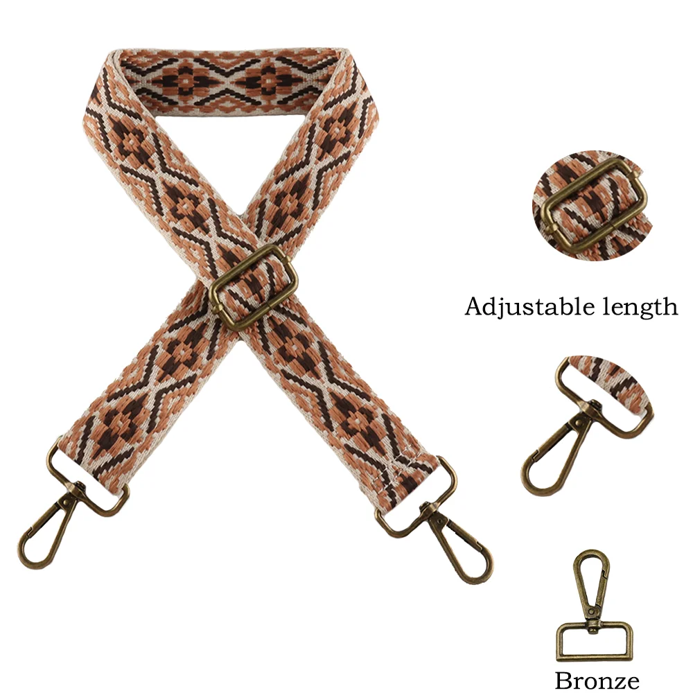 

3.8cm Adjustable Long Shoulder Strap Casual And Bag Strap Shoulder Strap Crossbody Strap Extended And Widened Canvas Strap
