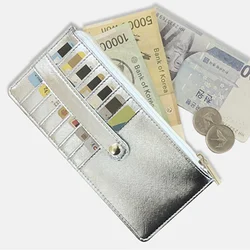 Women Girl Wallet Purse Long Design PU Leather Buckle Fashion For Money Cards Fashion Solid Long Small 2023 New Card Holder