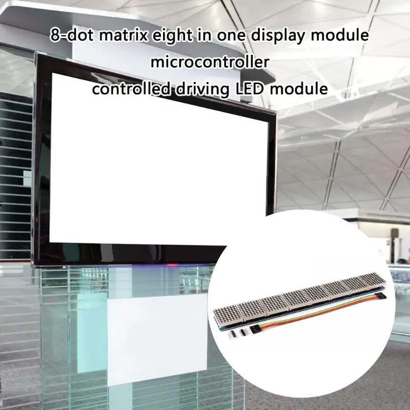 F68C MAX7219 8x8 LED Dot Matrixes Display Module for Microcontroller Integration