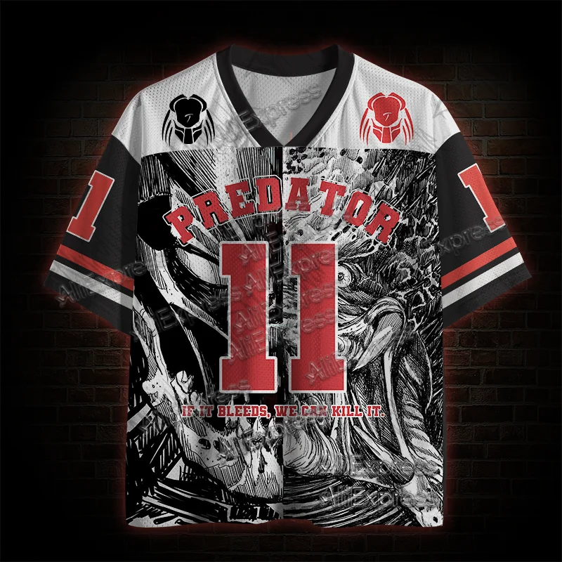 (ZZ) New Dark Series, Street Trendy Quick Drying Mesh Jersey, Sports Breathable Adult V-neck T-shirt, Handsome and Comfortable