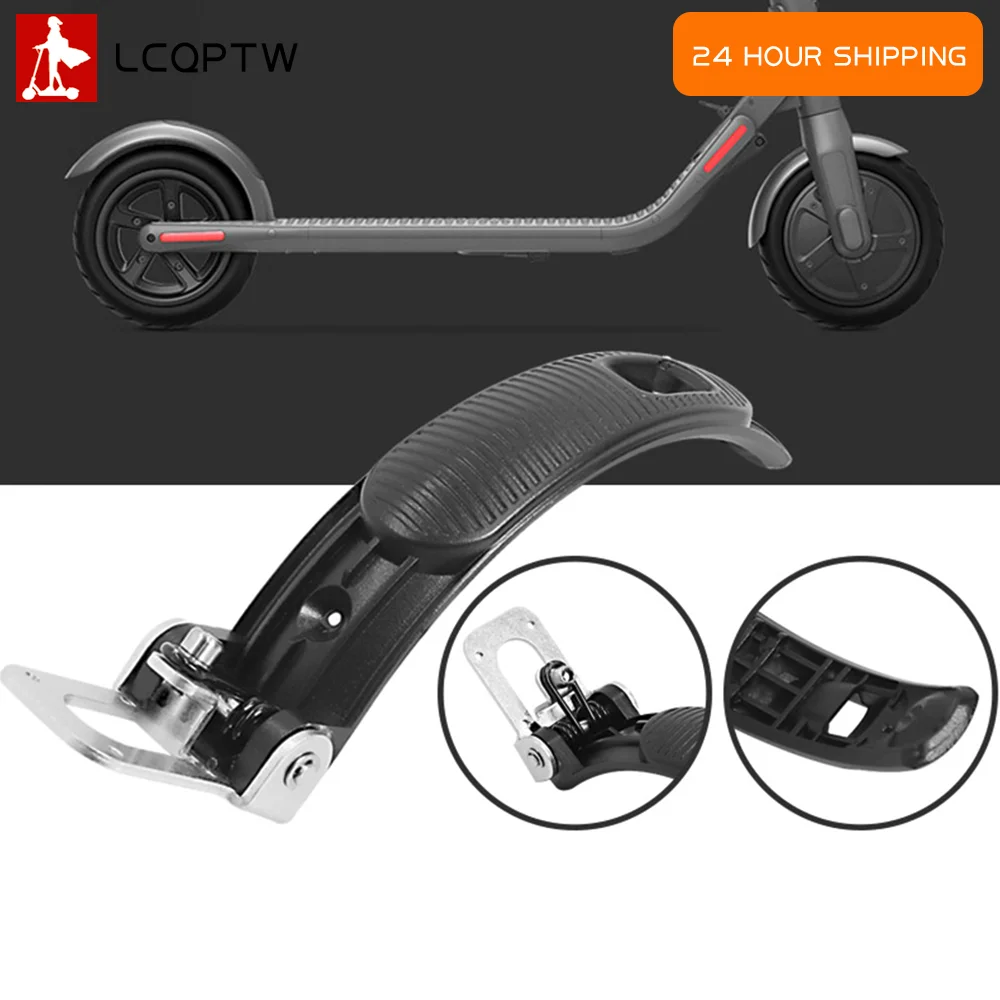 For Ninebot ES1 ES2 ES3 ES4 Electric Scooter  Upgraded Metal Scooter Rear Brakes Fender Guard Rear Mudguard Tire Tyre Splash