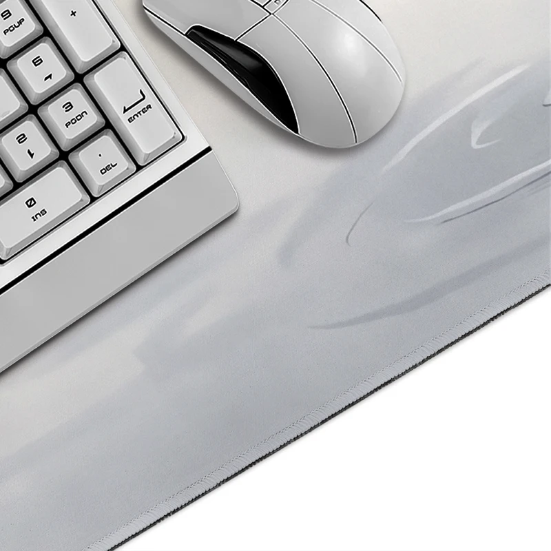 Mouse Pad Moonlit Crane Ink Painting Gamer printon demand Computer Mousepad XXL Mouse Mat Natural Rubber Carpet Office Laptop