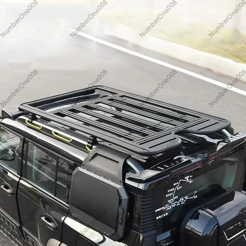 4x4 Off Road Roof Platform Luggage Rack for Jetour T2 2023-2024,Aluminum Alloy Cargo Carrier 150kg Load Capacity SUV Accessories