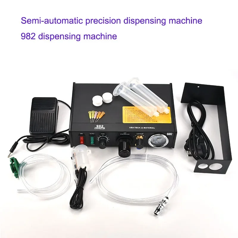 Automatic glue dispenser Manual glue injection Silicone AB UV Semi-automatic precision glue filling machine
