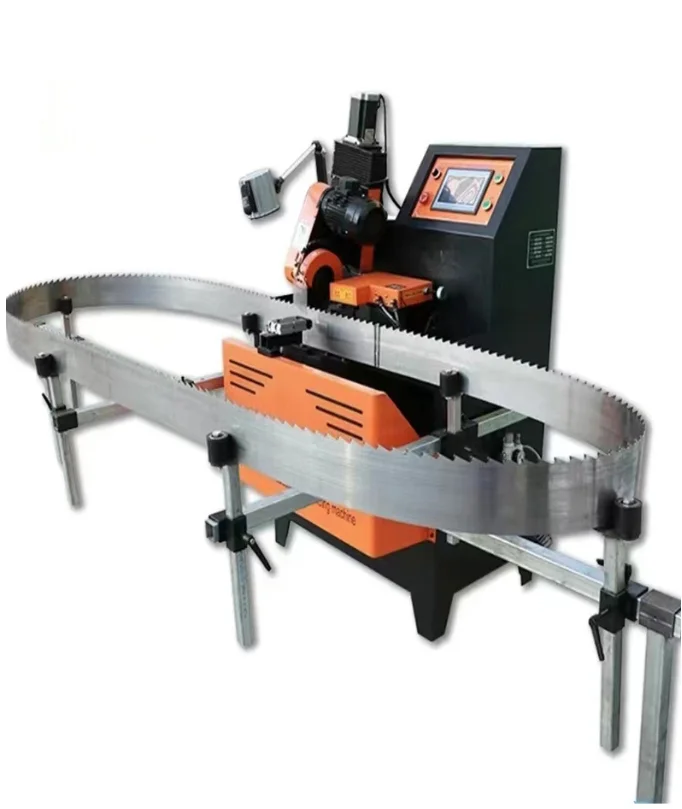 Automatic Wide Saw Blade Grinding Machine Woodworking Band Saw Blade Alloy Tooth Trimming Benchtop Electric Grinding Machine