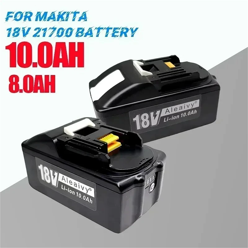 

18V 8.0Ah/6.0Ah 21700 Rechargeable Replacement Battery for Makita BL1850/BL1840 – Compatible with 18Volt Cordless Power Tools
