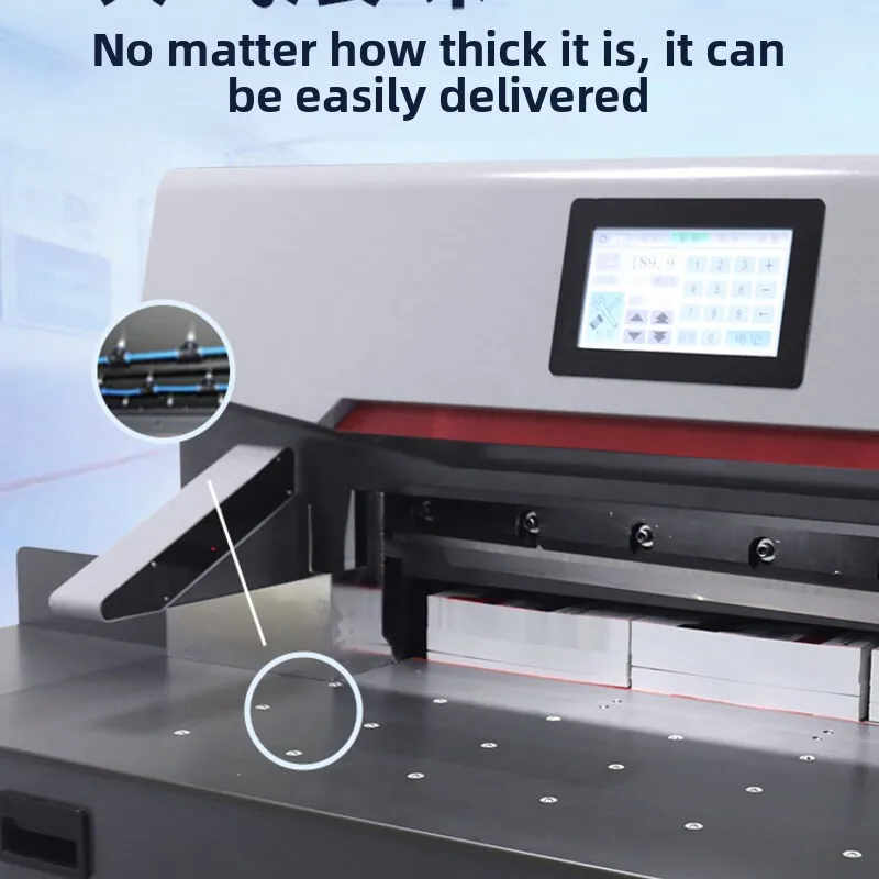 Hydraulic Paper Cutter Heavy-duty Programmable Printing Shops Industrial Grade Large-scale Cutter For Graphics Post-press Book