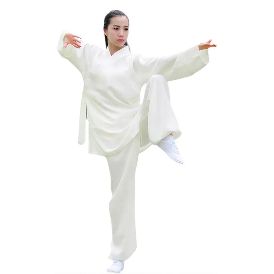 Hoge Kwaliteit Katoen Linnen Kleding Sets Mannen Vrouwen Tai Chi Pak Praktijk Kleding Martial Art Uniform Taoïstische Kung Fu Top + broek