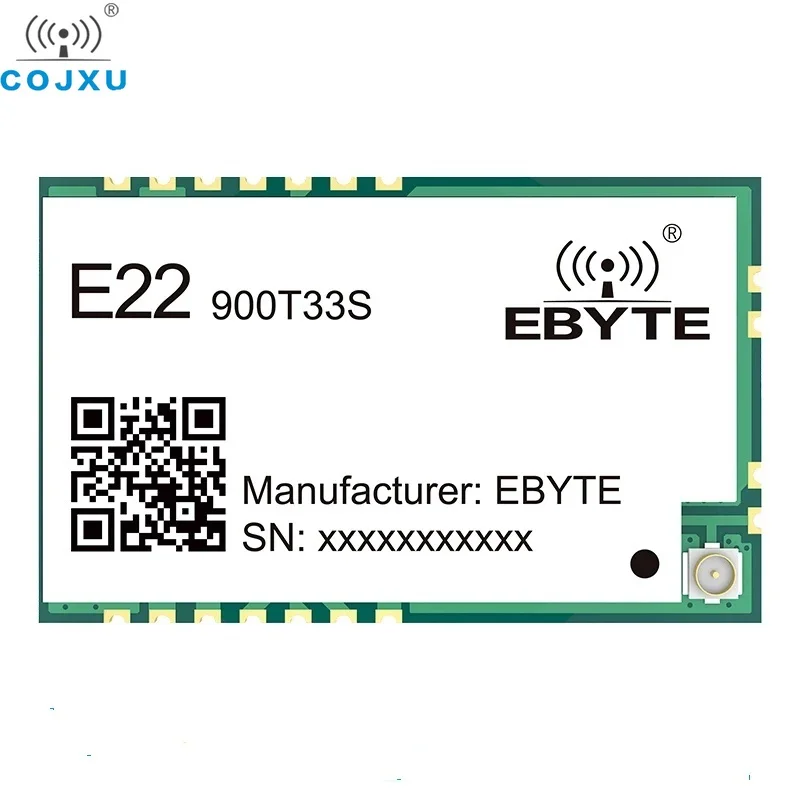 868/915MHz 2W LoRa Wireless Module Relay Networking 16KM Long Distance COJXU E22-900T33S IPEX LBT RSSI SMD Module