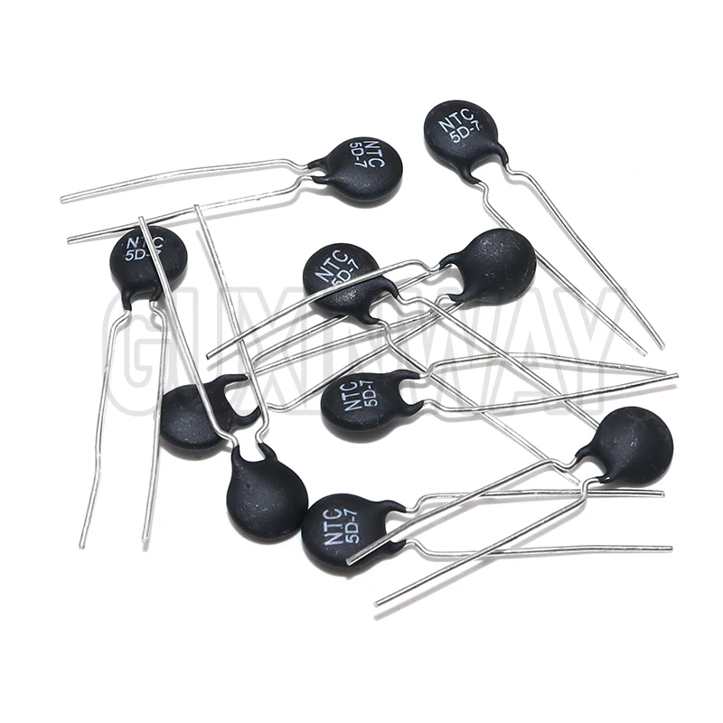 10 قطعة الثرمستور MF72 5D-15 NTC 5D-7 5D-5D 5D-9 5D-11 المقاوم الحراري استشعار درجة الحرارة المقاومة 5D15 5D11 5D5 5D7 5D9