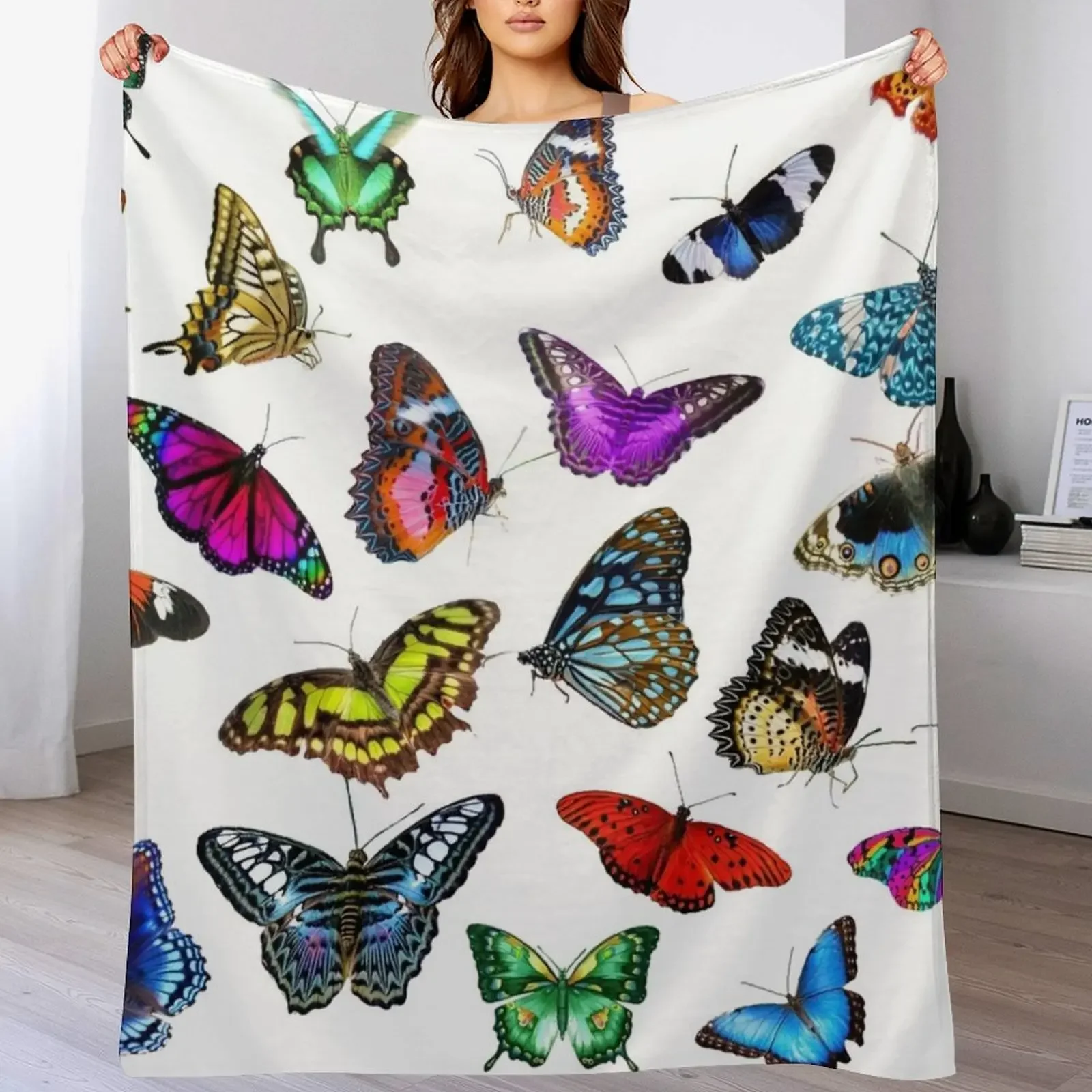 

New butterfly, pillow, blanket, iphone, Phone Cases, Skins, Throw Blanket Warm Throw Blanket Gift for Anniversary