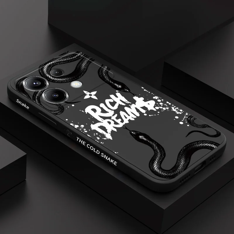 

Coiled Snake Phone Case For Xiaomi Poco F7 X7 X6 F6 M6 M5 M5S F5 X5 F4 X4 M4 F3 M3 X3 Pro 4G 5G GT Silicone Cover