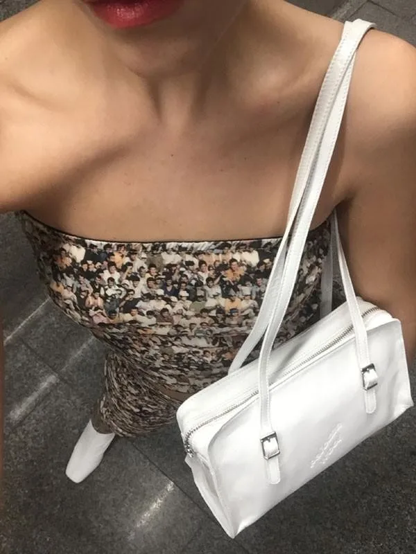 Paloma Wolle Single-Shoulder-Spezial tasche aus öl gewachs tem Leder für Frauen