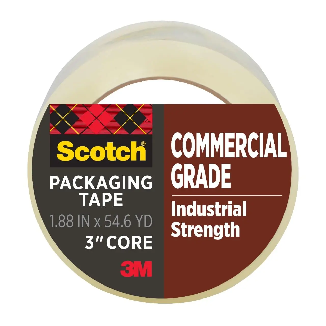 

Commercial-Grade Heavy Duty Packaging Tape 6-Pack – 1.88″ x 54.6 yd Rolls (3″ Core) for Packing, Shipping, Mailing &