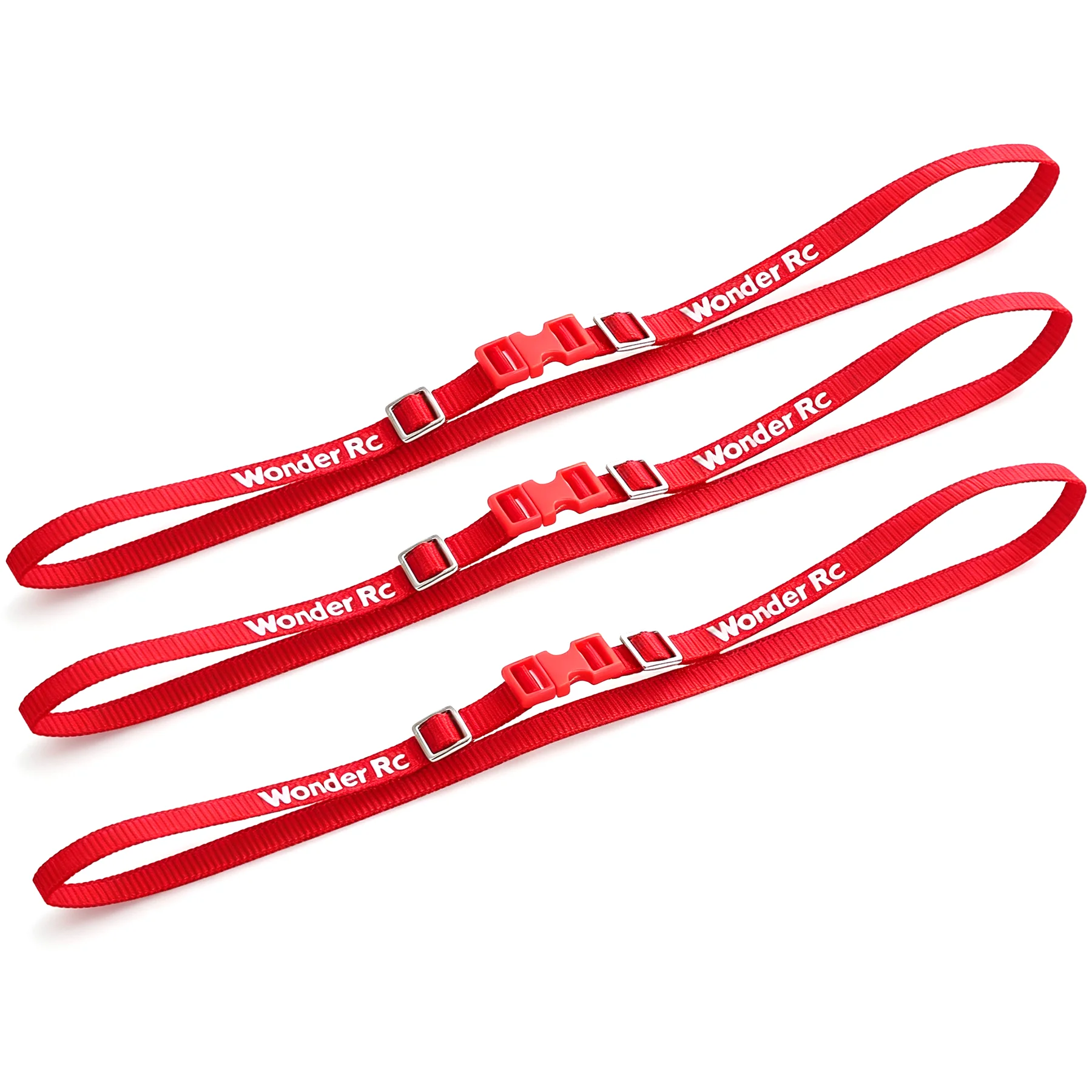 3pcs 1/10 RC Spare Tire Tie-Down Strap, Adjustable Ratchet Accessories