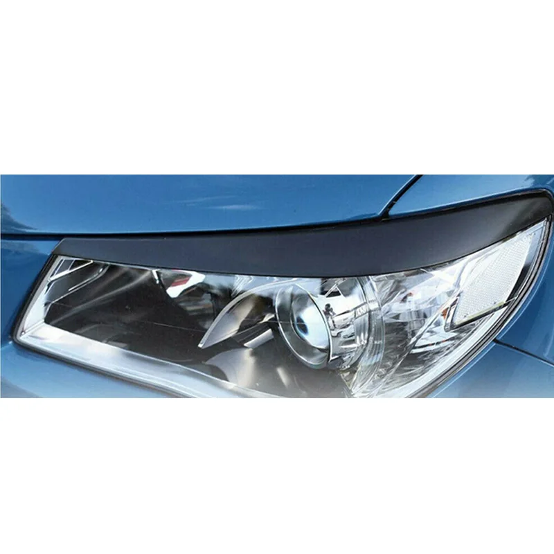 1 Pasang Penutup Kelopak Mata Lampu Depan Mobil Penutup Alis Trim Cocok untuk VF Holden Bordir SS SSV SV6 S Membangkitkan Kilau Hitam ABS