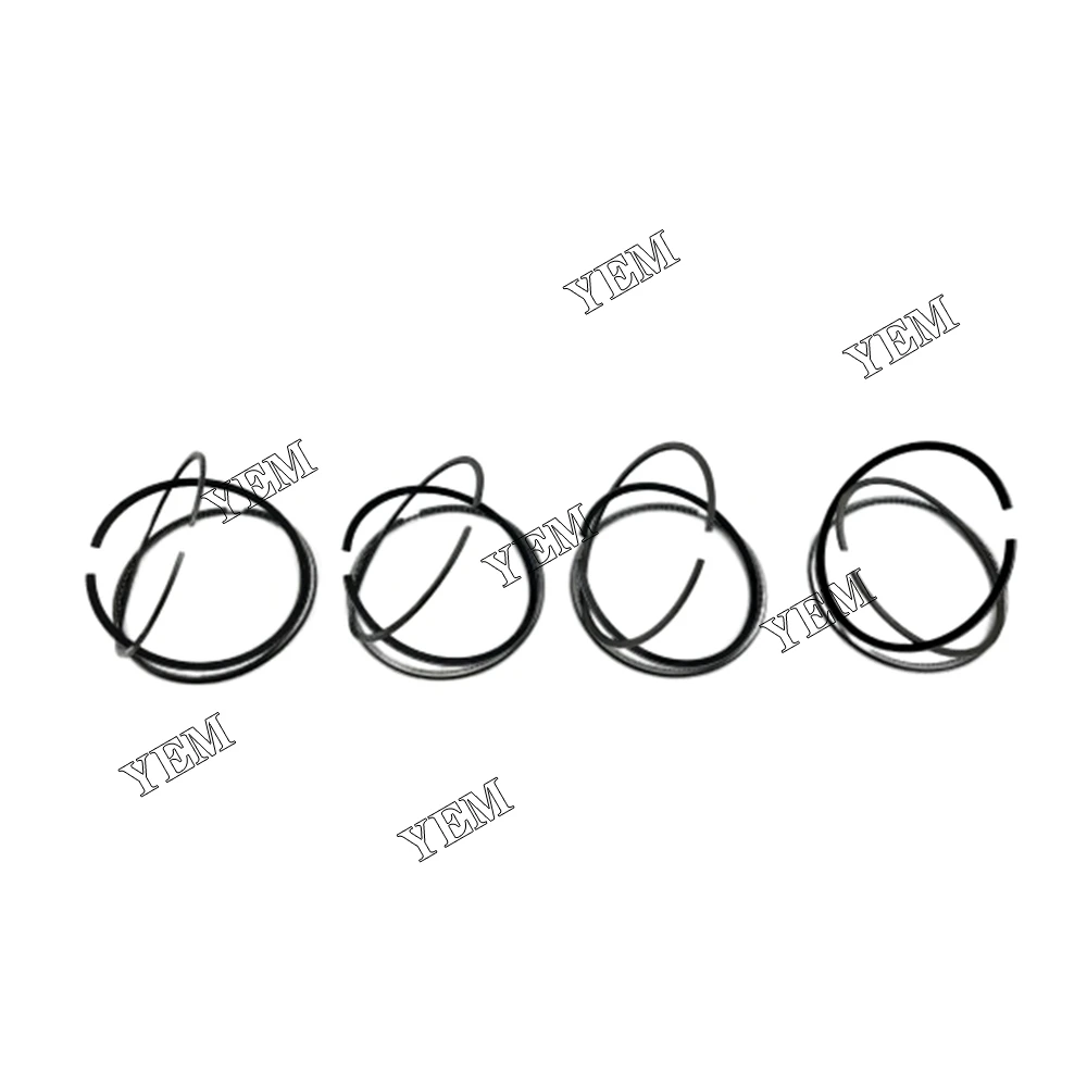 4PCS V1100 Piston Rings Set For Kubota Excavator Engine Parts