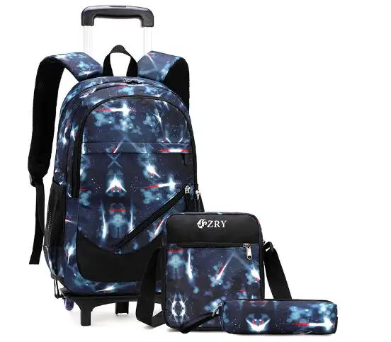 Ziranyu Schooltas Met Wielen Trolley Tassen Voor Jongens Kids Wheeled Backpack Tassen Kinderen School Rugzak Op Wielen Tieners