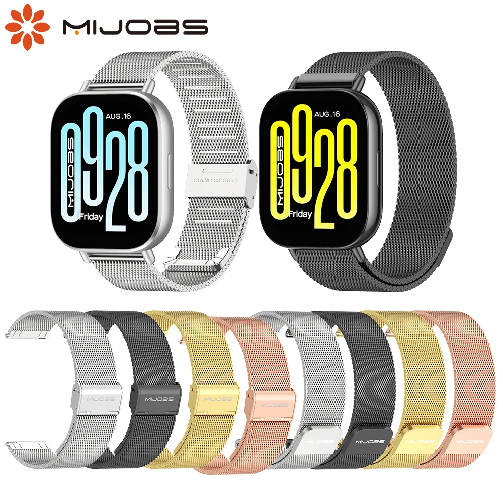 Metal Watchband For Xiaomi Redmi Watch 5 Active / 5 Lite Stainless Steel Replacement Strap Redmi Watch 5 Lite Wrist Bracelet
