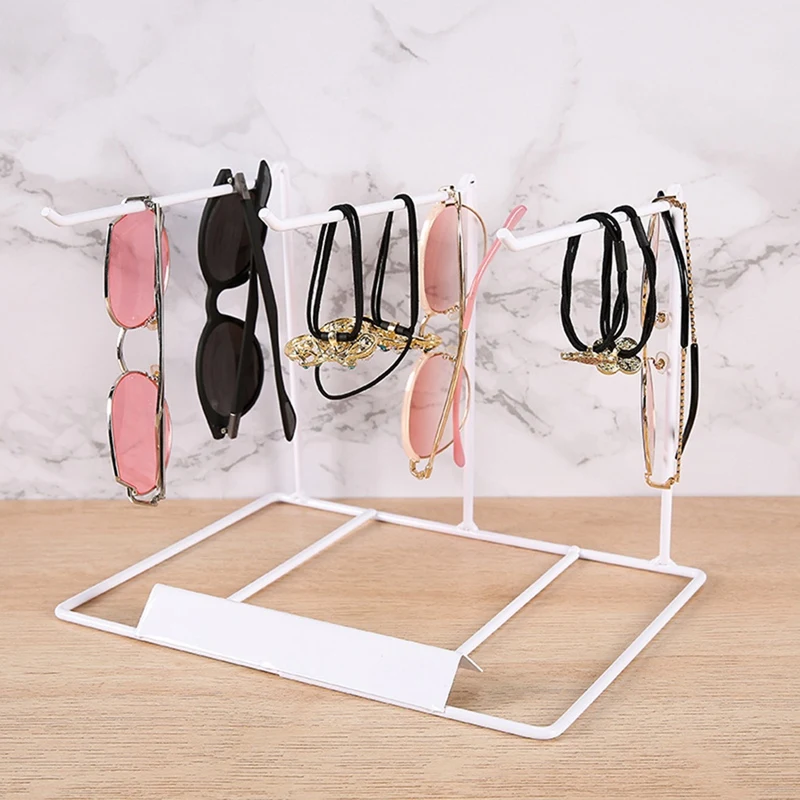 Simple Earring Stand, Hanging Necklace Case Metal Necklace Storage Frame Jewelry Display Rack