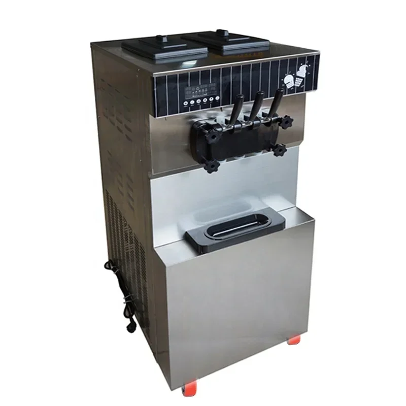 for 25L/H commercial stand soft ice cream machine ice cream cone maker 220v from china