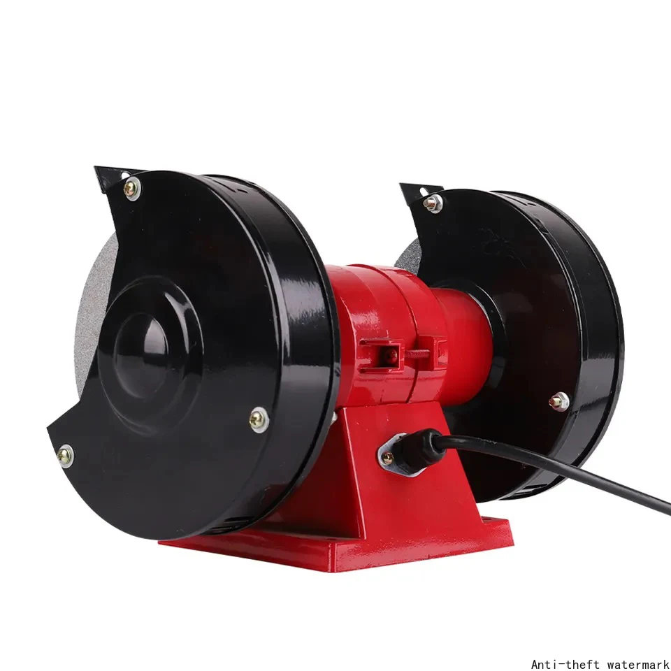 2025 Hot Selling - High-Quality Power Tools 220V 250W Dual 150mm 6-inch Electric Grinding Wheel Sharpener Mini Desktop Sharpener