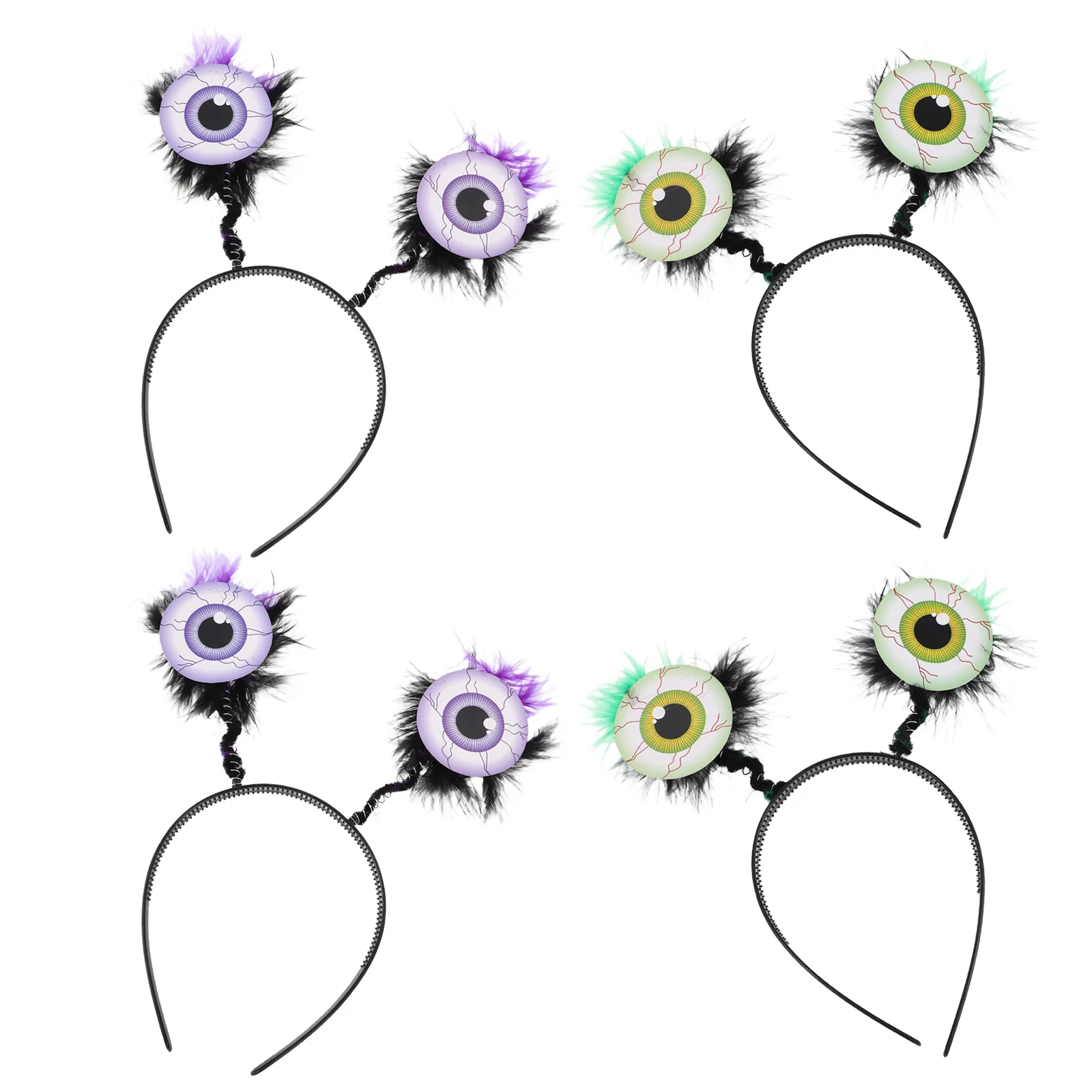 

4 шт., повязка на голову с глазным яблоком на Хэллоуин, страшный обруч для волос с большими глазами, весенний головной убор, костюм для вечеринки, реквизит на Хэллоуин, аксессуары для косплея