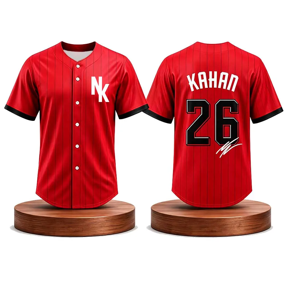 Noah Kahan Baseball Jersey The Great Divide Tour 2026 Shirts Short Sleeve Summer Loose Male Tops Fashion Design Graphic Merch